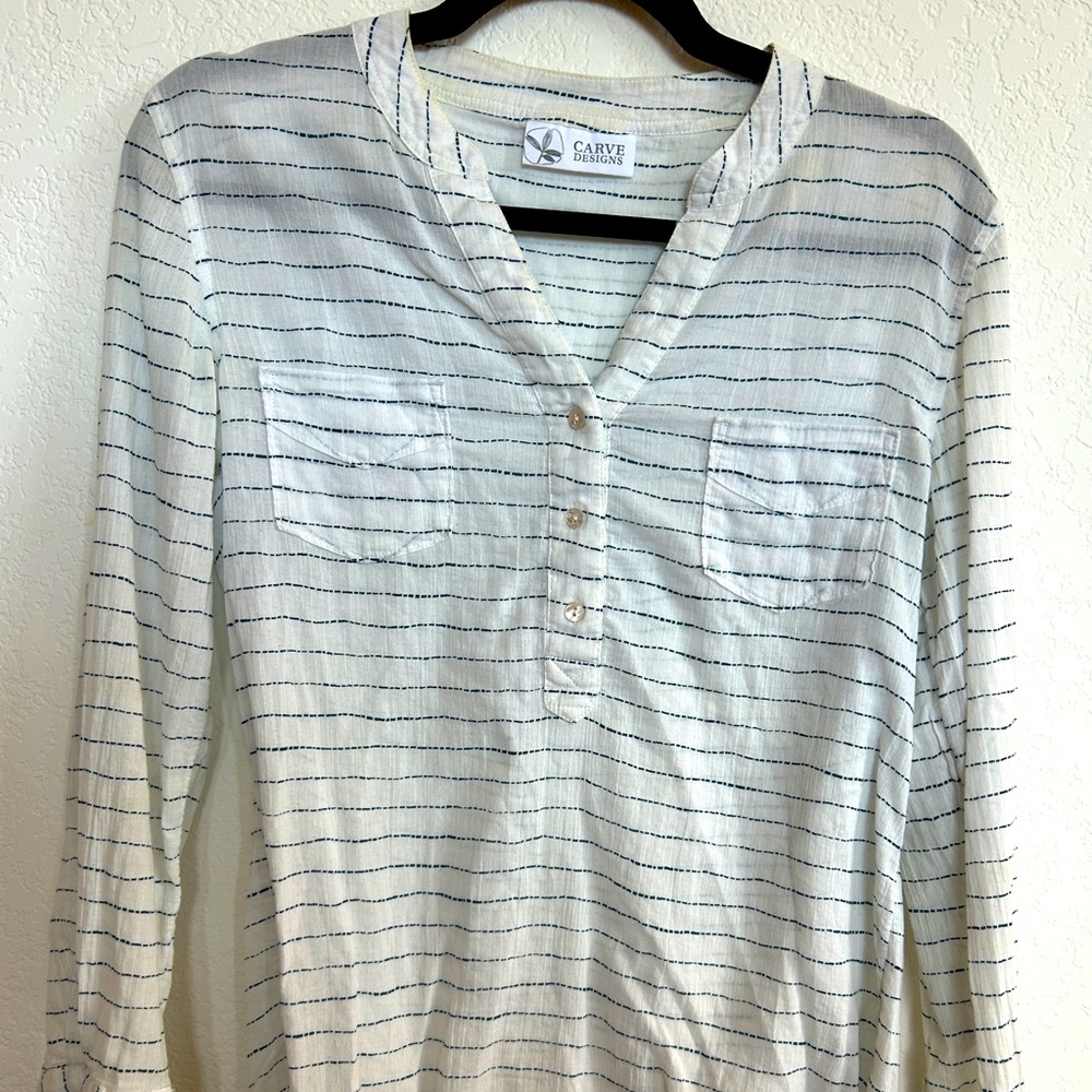 Carve Designs women’s gauze tunic shirt